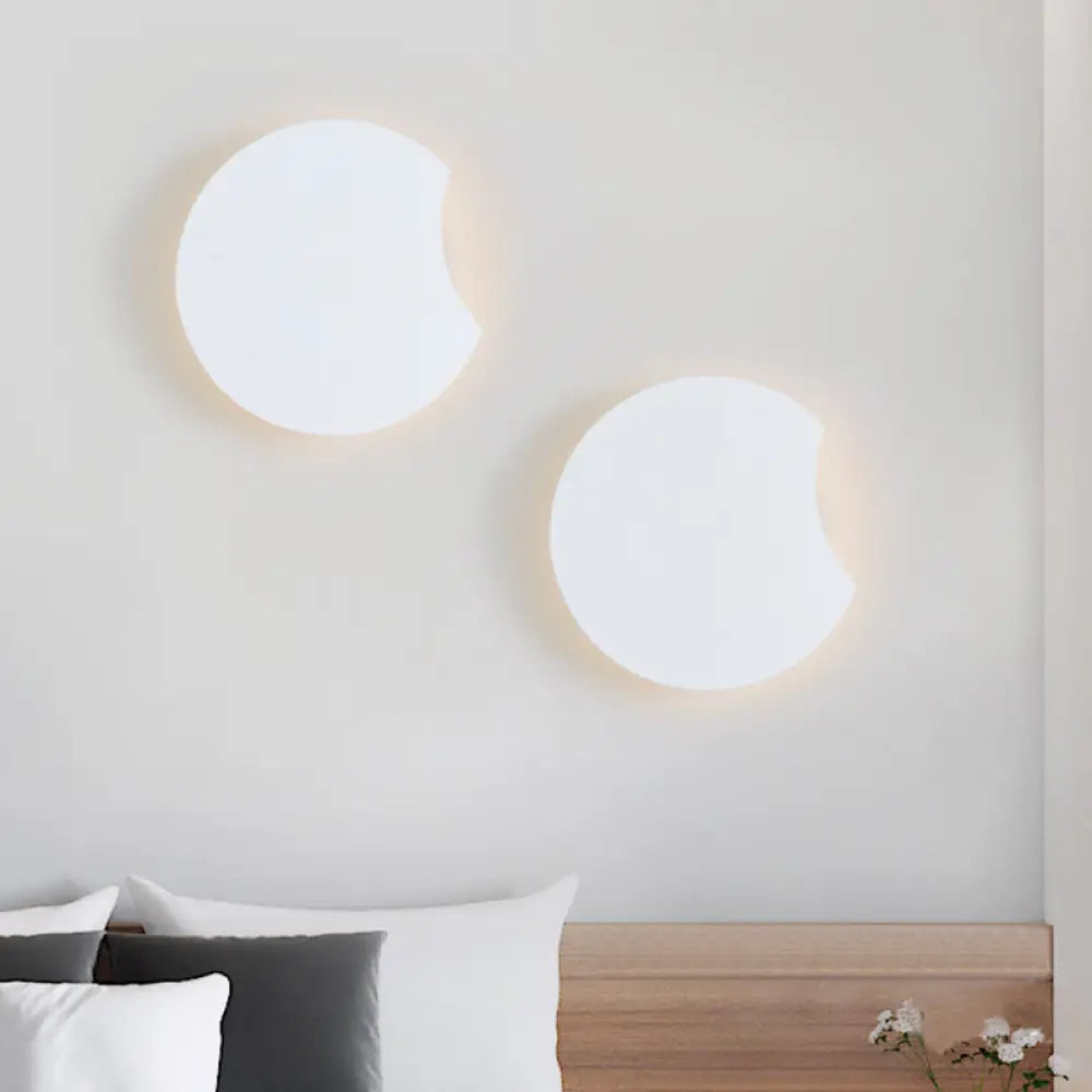 DecorBites™ Modernist Acrylic LED Wall Mount Light Fixture in Warm/White Light, 8.5"/12" W