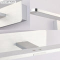 DecorBites™ Modernist LED Metal Wall Sconce Lamp - White/Warm Light, 19.5"/23.5"/34" Wide - Silver/Nickel Finish