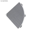 DecorBites™ Modernist WIFI Metal LED Wall Lamp in Black/Silver with Colorful Lights