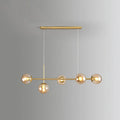 DecorBites™ Modo Island Glass 5-Light Pendant Light for Restaurants