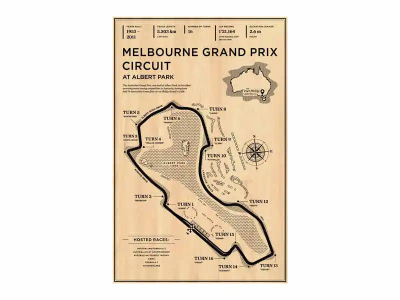DecorBites™ Monaco Grand Prix Racing Canvas Wall Art