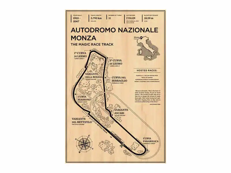 DecorBites™ Monaco Grand Prix Racing Canvas Wall Art