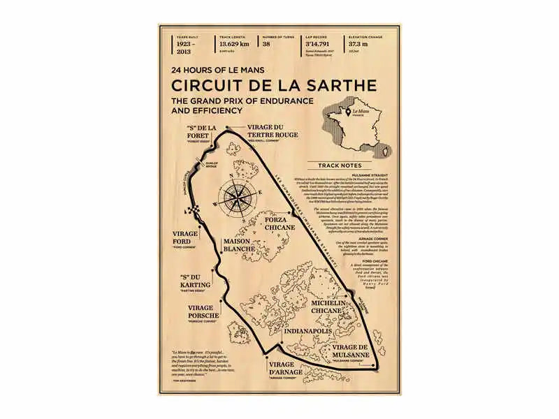DecorBites™ Monaco Grand Prix Racing Poster Art