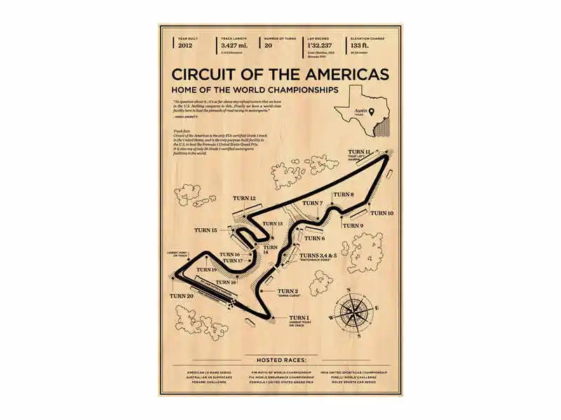 DecorBites™ Monaco Grand Prix Racing Poster Art