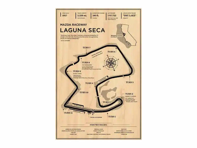DecorBites™ Monaco Grand Prix Racing Wall Art Canvas