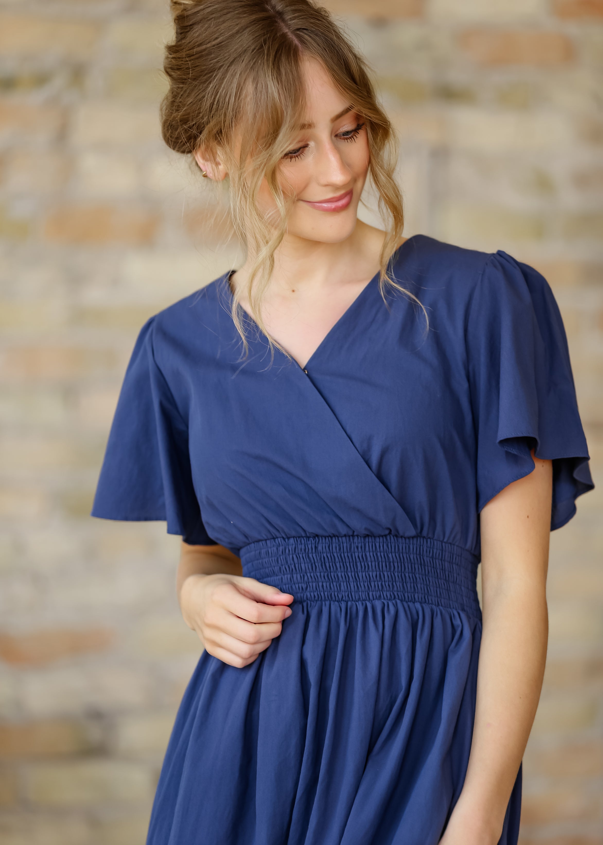 Montie Flutter Sleeve Maxi Dress
