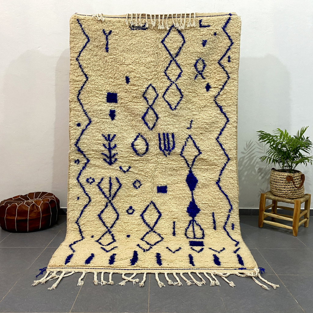 DecorBites™ Moroccan Handmade Azilal Rug 2.5m x 1.5m