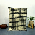 DecorBites™ Moroccan Handmade Beni Ouarain Black & White Rug 1.5m x 1m