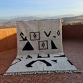 DecorBites™ Moroccan Handmade Beni Ouarain Rug 3m X 2m