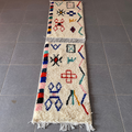 DecorBites™ Moroccan Handmade Small Beni Ouarain rug 1m / 70cm