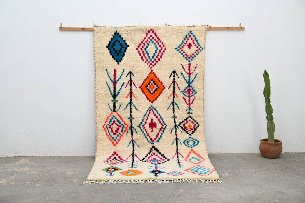 DecorBites™ Moroccan Handmade Traditional Azilal Carpet 272 X 147 Cm