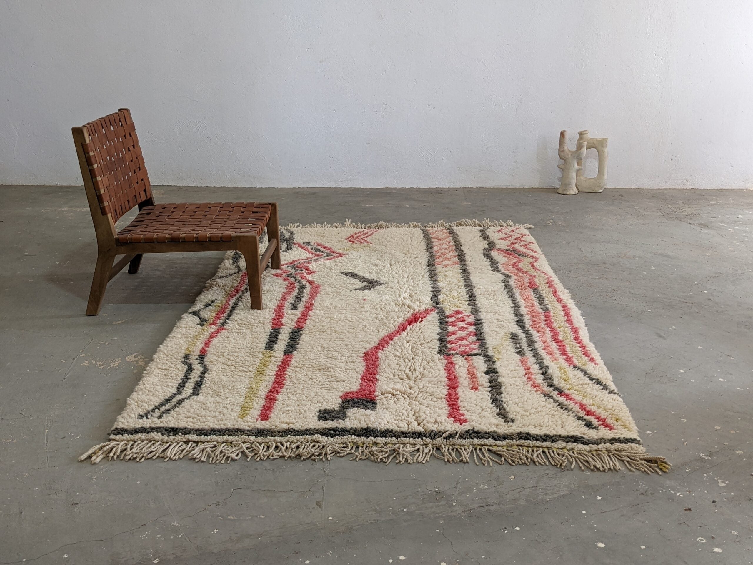DecorBites™ Moroccan Handmade Traditional Azilal Rug 250 X 155 Cm