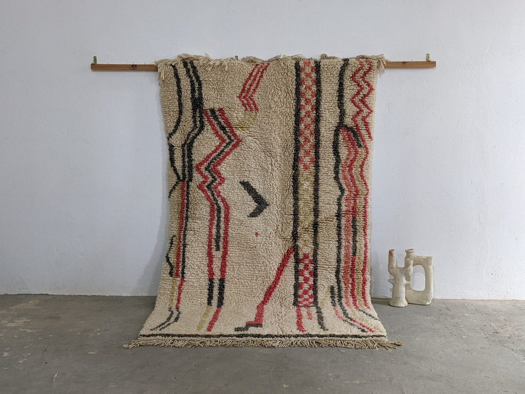 DecorBites™ Moroccan Handmade Traditional Azilal Rug 250 X 155 Cm