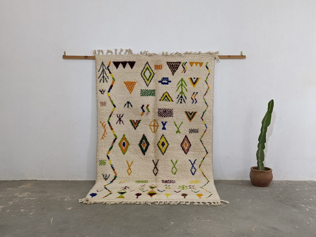 DecorBites™ Moroccan Handmade Traditional Azilal Rug 250 X 161cm
