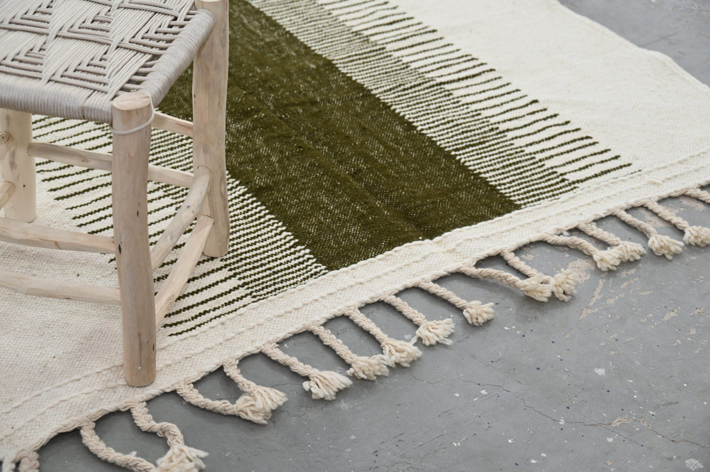 DecorBites™ Moroccan Handmade Traditional Azilal Rug 253 X 145 Cm