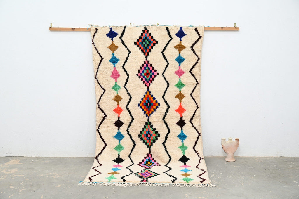 DecorBites™ Moroccan Handmade Traditional Azilal Rug 255 X 144 Cm