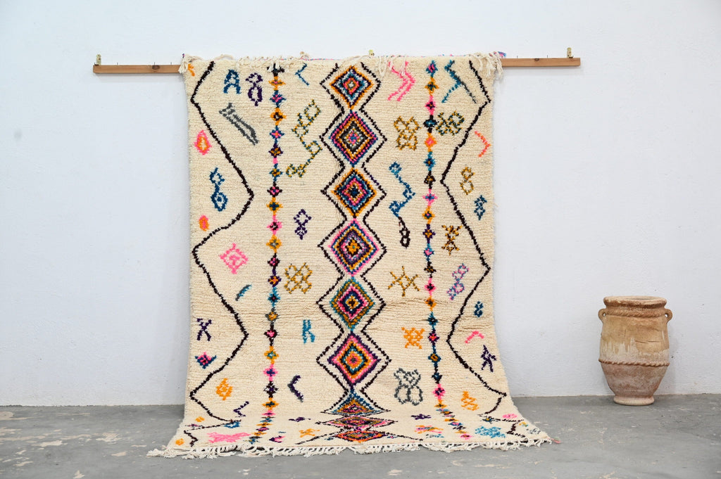DecorBites™ Moroccan Handmade Traditional Azilal Rug 260 X 155 Cm