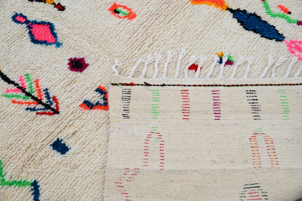 DecorBites™ Moroccan Handmade Traditional Azilal Rug 262 X 142 Cm