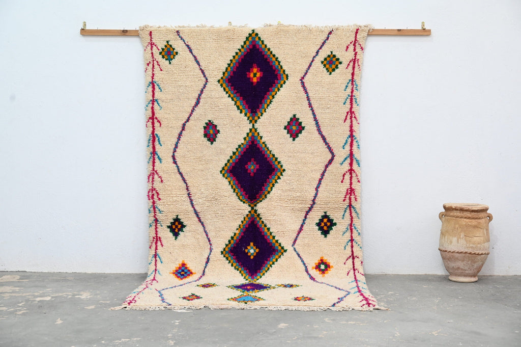 DecorBites™ Moroccan Handmade Traditional Azilal Rug 262 X 147 Cm