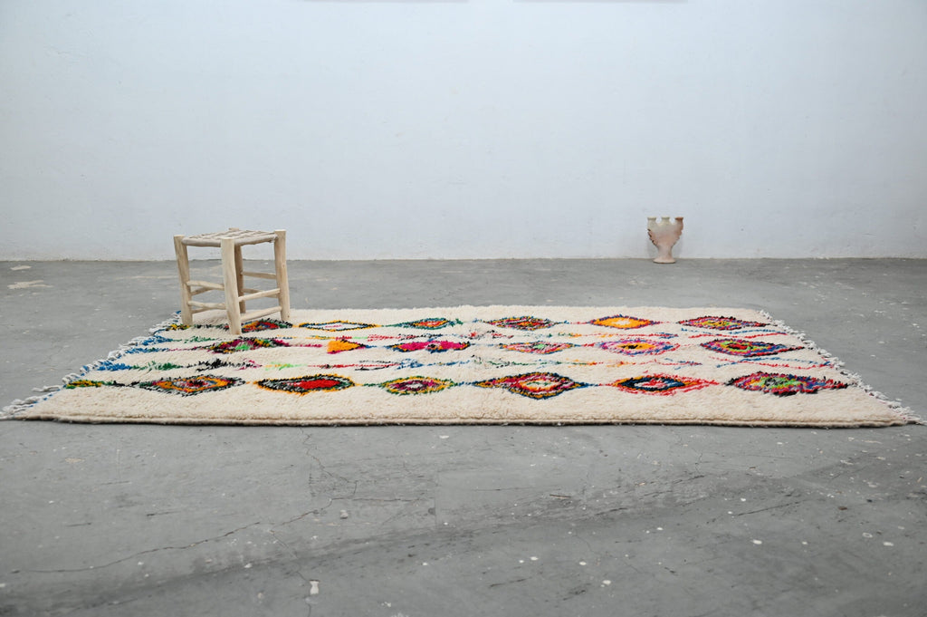 DecorBites™ Moroccan Handmade Traditional Azilal Rug 262 X 157 Cm