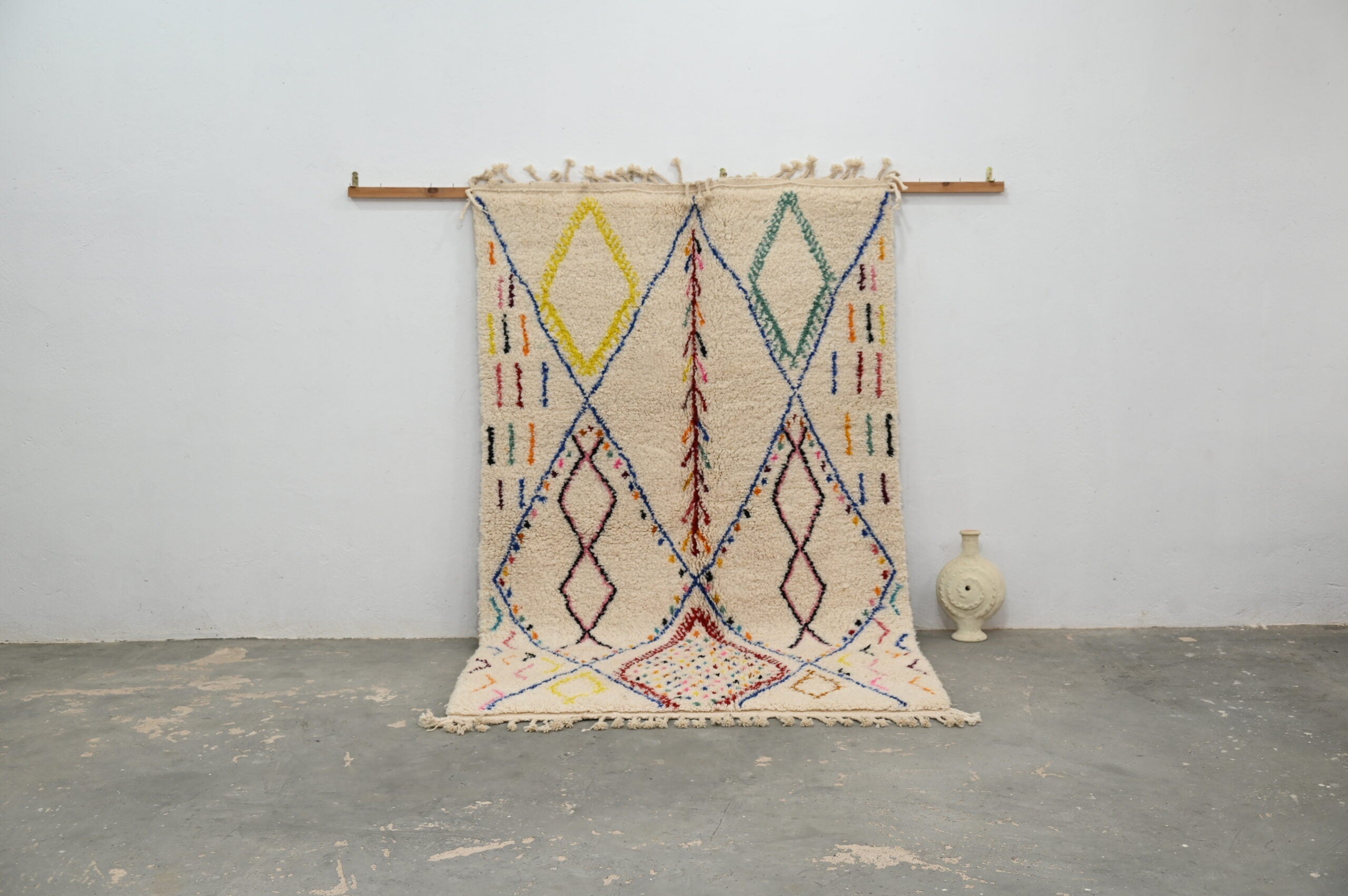 DecorBites™ Moroccan Handmade Traditional Azilal Rug 271 X 166 Cm