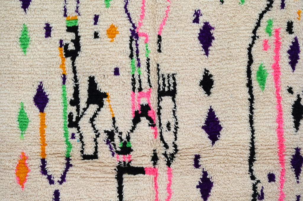 DecorBites™ Moroccan Handmade Traditional Azilal Rug 274 X 145 Cm