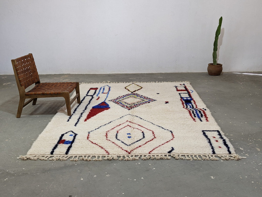 DecorBites™ Moroccan Handmade Traditional Azilal Rug 300 X 200 cm