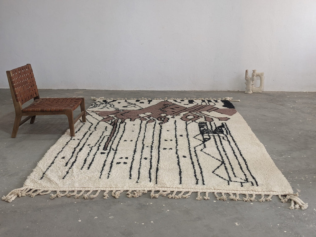 DecorBites™ Moroccan Handmade Traditional Azilal Rug 317 X 215 Cm