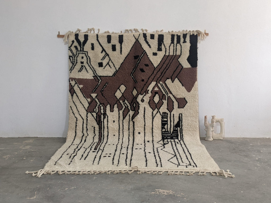 DecorBites™ Moroccan Handmade Traditional Azilal Rug 317 X 215 Cm