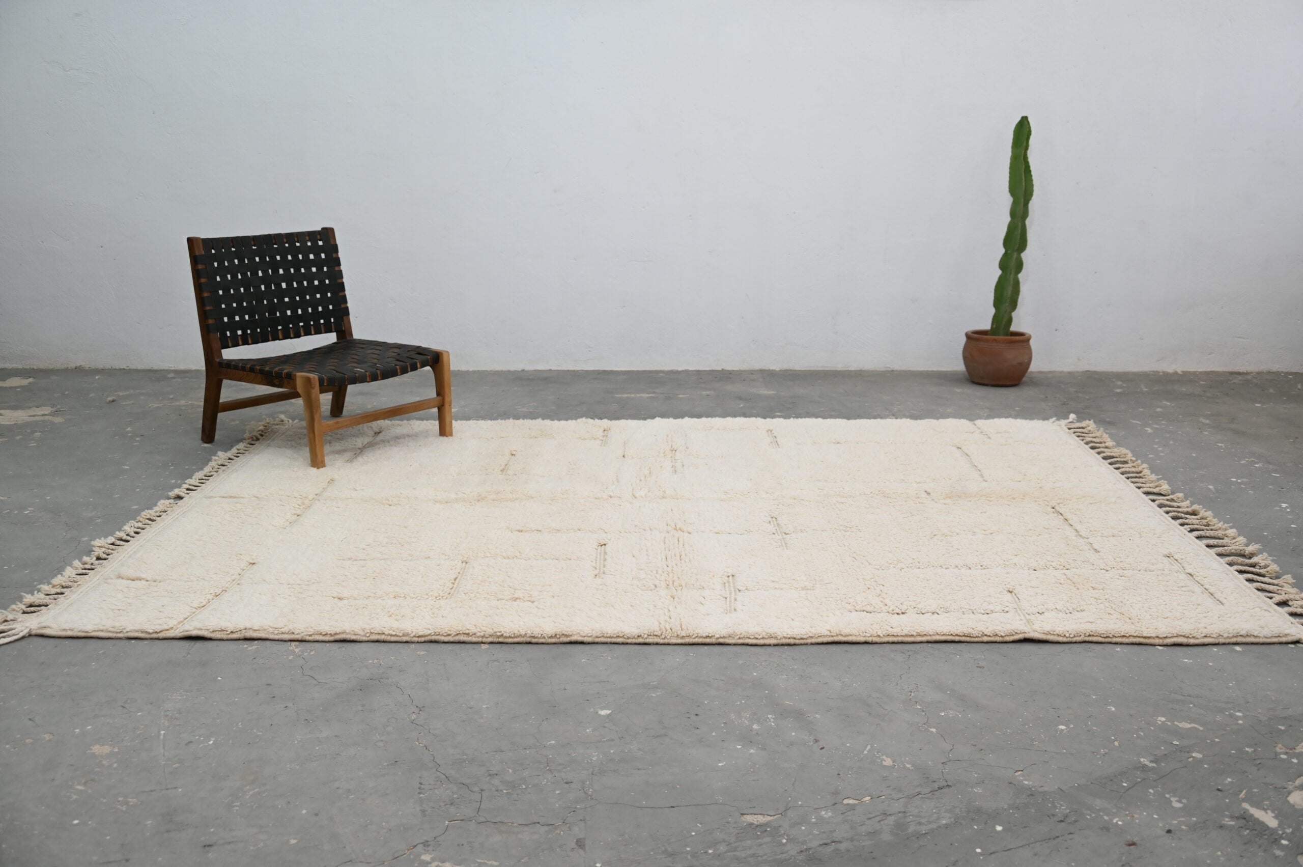 DecorBites™ Moroccan Handmade Traditional Beni Ouarain Carpet 300 X 205 Cm