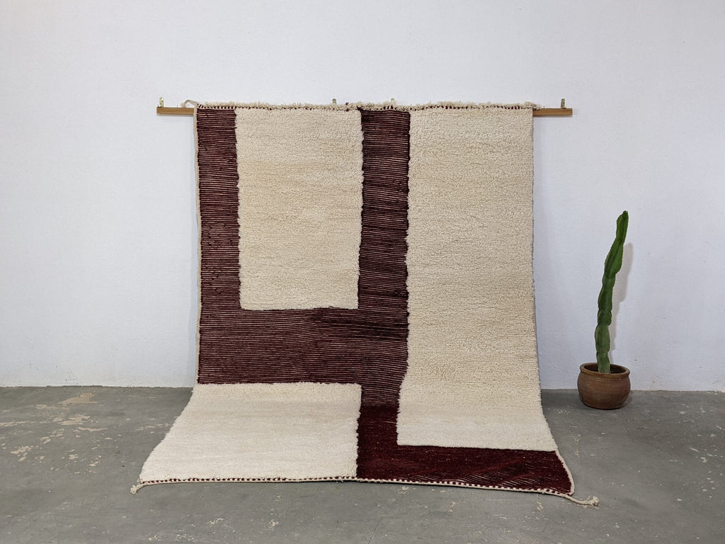 DecorBites™ Moroccan Handmade Traditional Beni Ouarain Rug 297 X 206 Cm