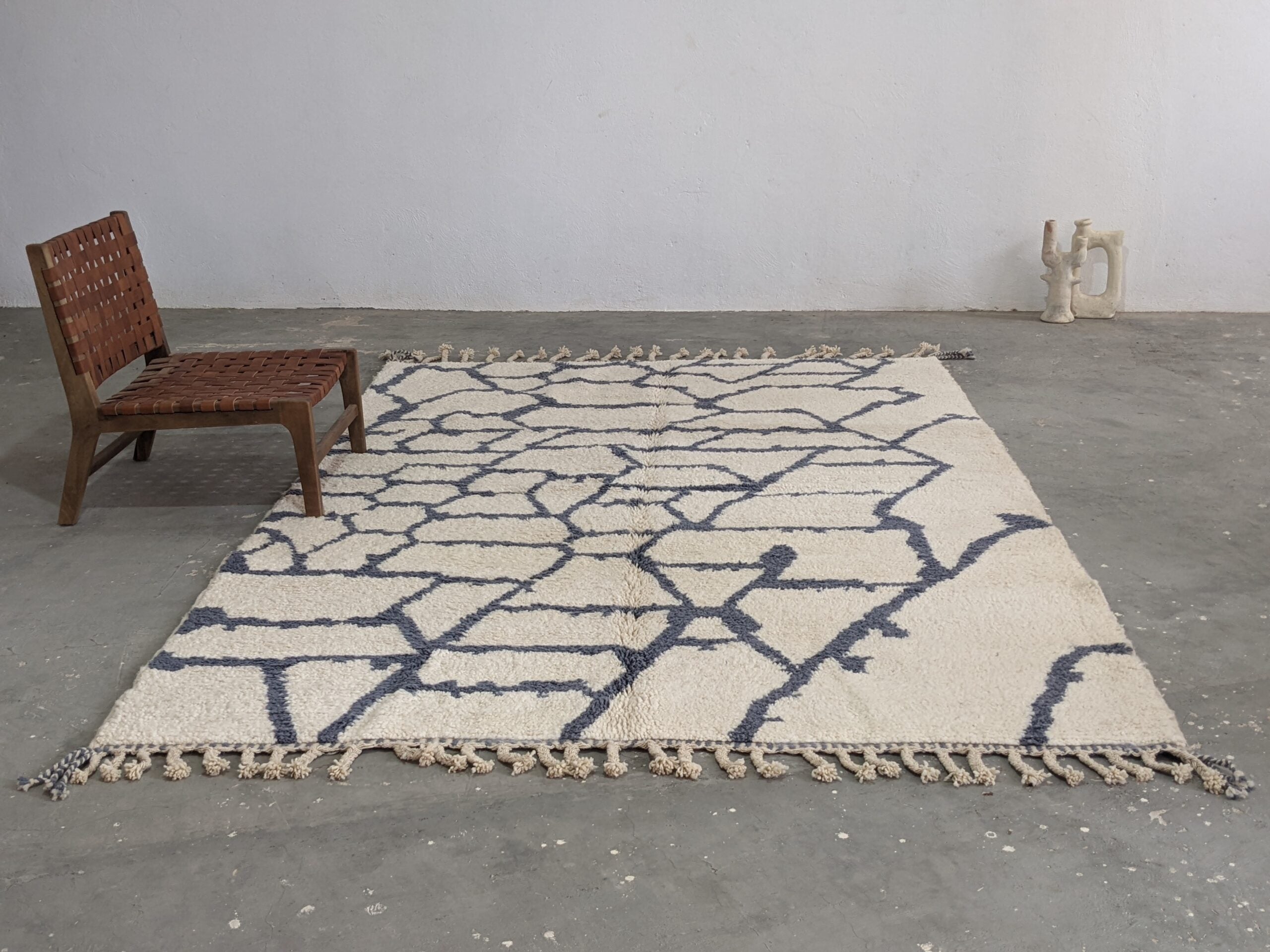 DecorBites™ Moroccan Handmade Traditional Beni Ouarain Rug 297 X 208 Cm