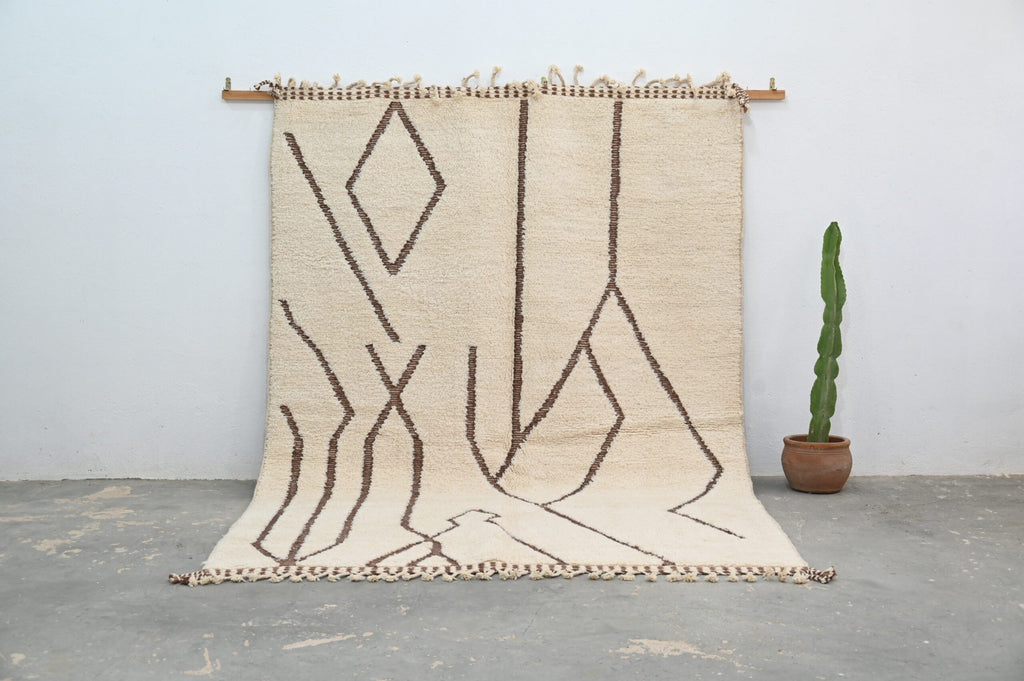 DecorBites™ Moroccan Handmade Traditional Beni Ouarain Rug 300 X 210 Cm