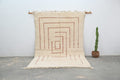 DecorBites™ Moroccan Handmade Traditional Beni Ouarain Rug 302 X 200 Cm