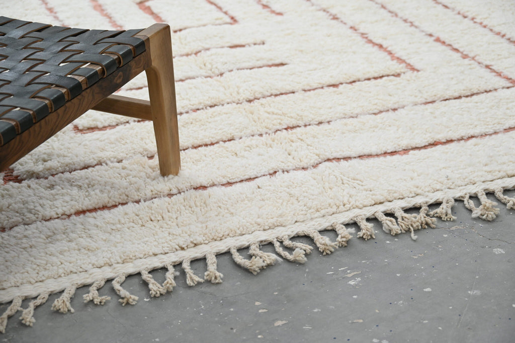DecorBites™ Moroccan Handmade Traditional Beni Ouarain Rug 302 X 200 Cm
