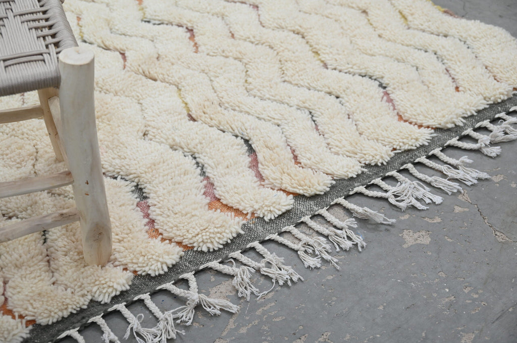 DecorBites™ Moroccan Traditional Handmade Azilal Rug 240x147cm