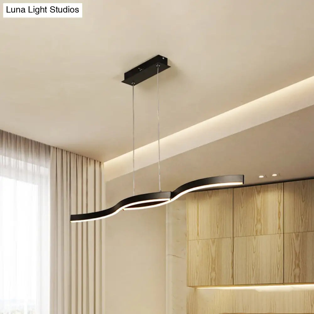 DecorBites™ Nahiya - Modern LED Hanging Light Fixture for Dining Room