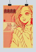 DecorBites™ NANA Anime Kraft Poster 2021 - Nostalgic Cafe Decor