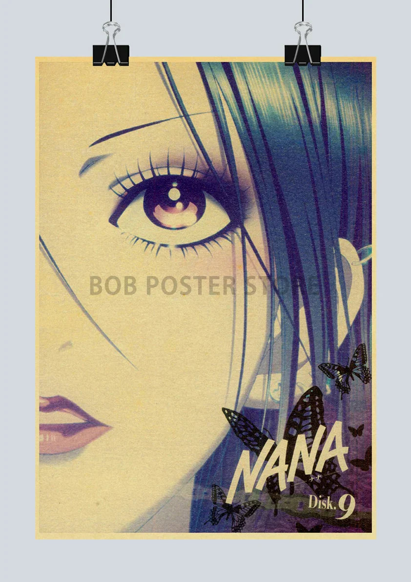 DecorBites™ NANA Anime Poster Set – Retro Style