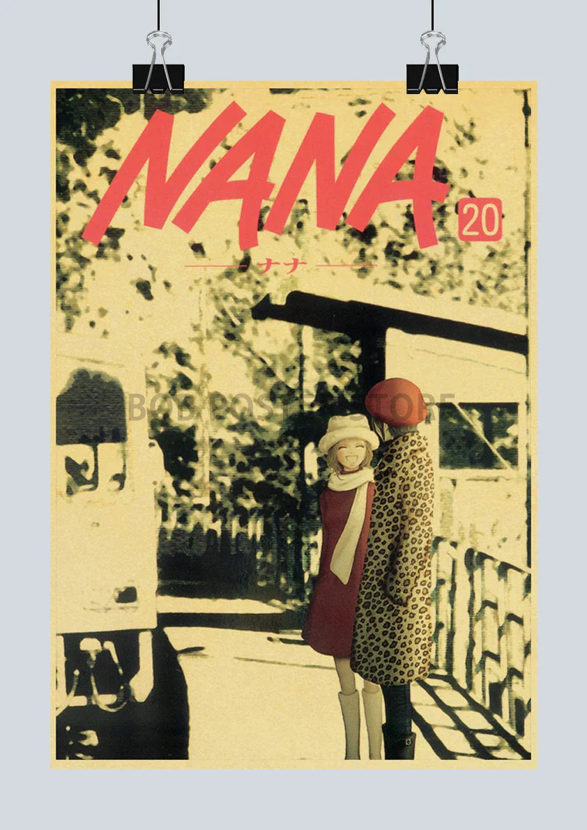 DecorBites™ "NANA Anime Posters 2021 Retro Style Decor"