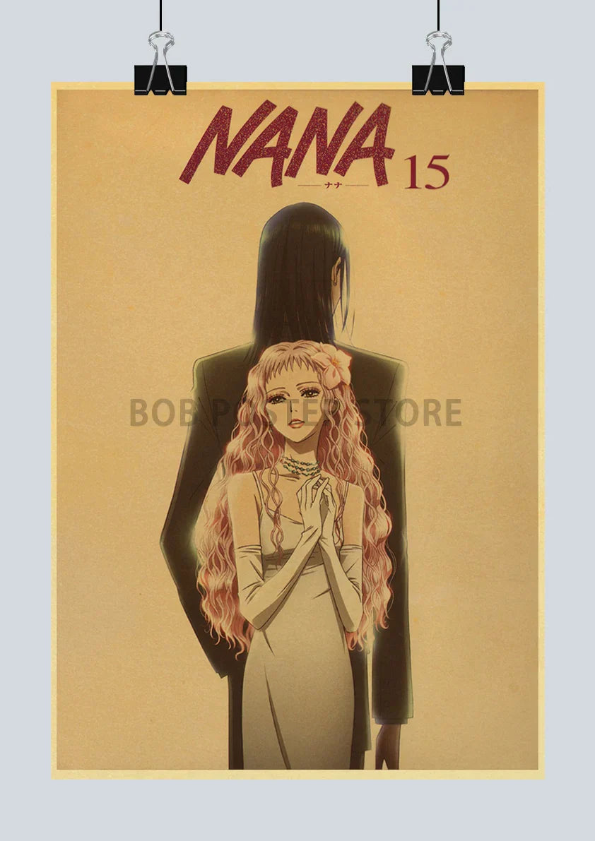 DecorBites™ "NANA Anime Retro Poster for Home Decor"