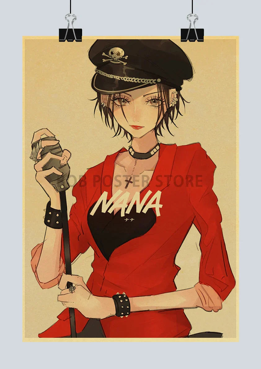 DecorBites™ "NANA Anime Retro Poster for Home Decor"