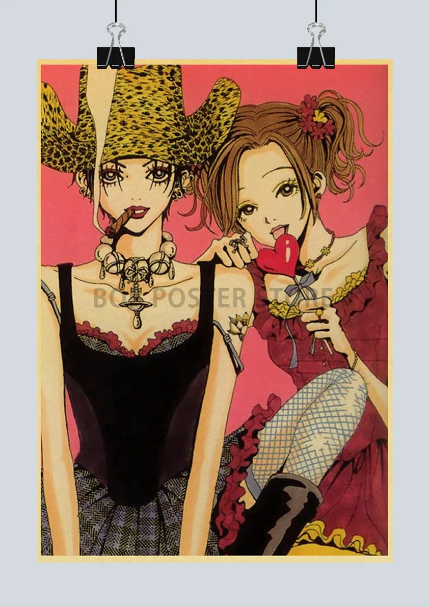 DecorBites™ "NANA Anime Retro Poster for Home Decor"