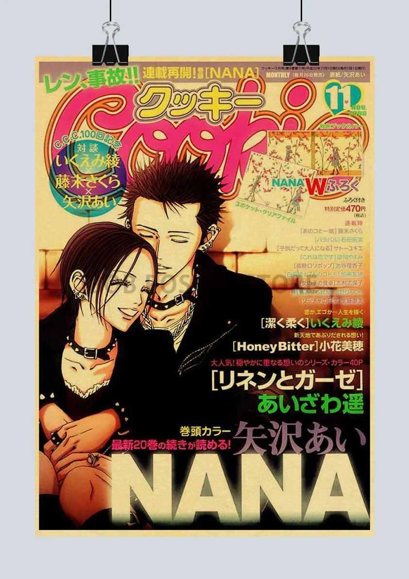 DecorBites™ NANA Anime Retro Poster - Nostalgic Wall Decor