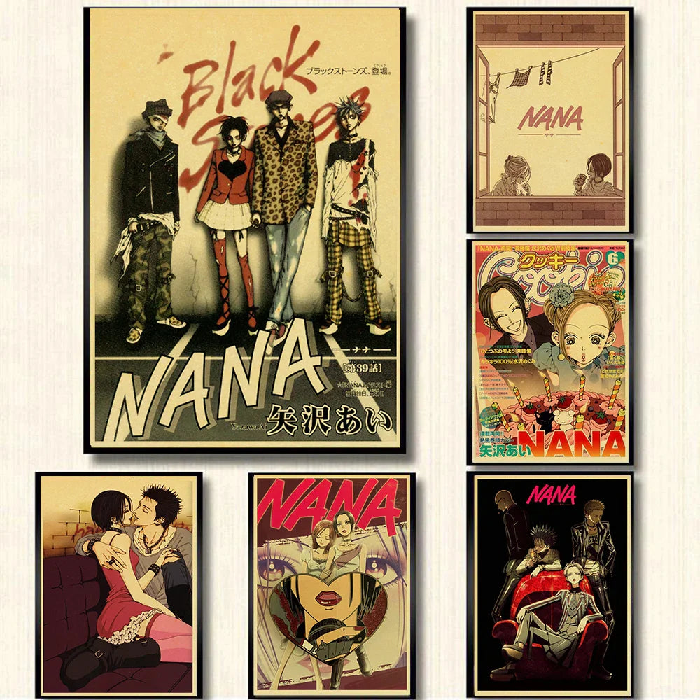 DecorBites™ NANA Anime Retro Poster - Nostalgic Wall Decor