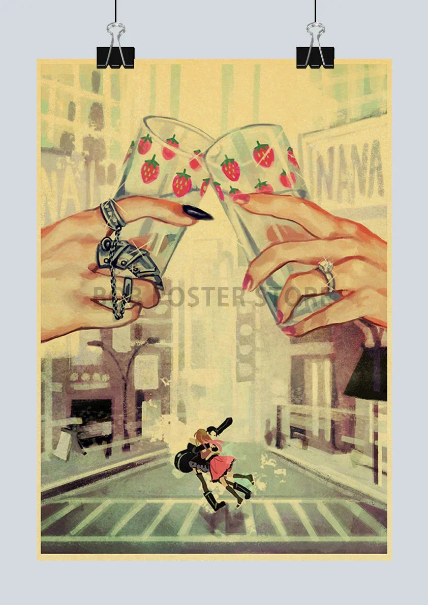 DecorBites™ NANA Anime Retro Poster - Nostalgic Wall Decor