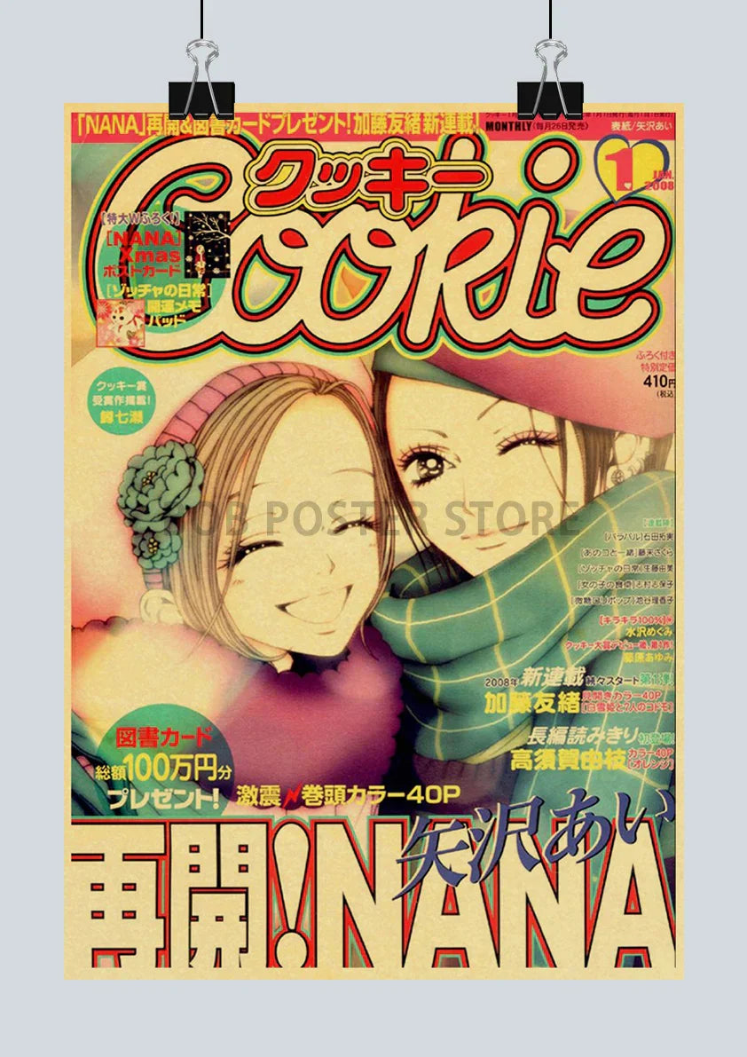 DecorBites™ NANA Anime Retro Poster - Nostalgic Wall Decor