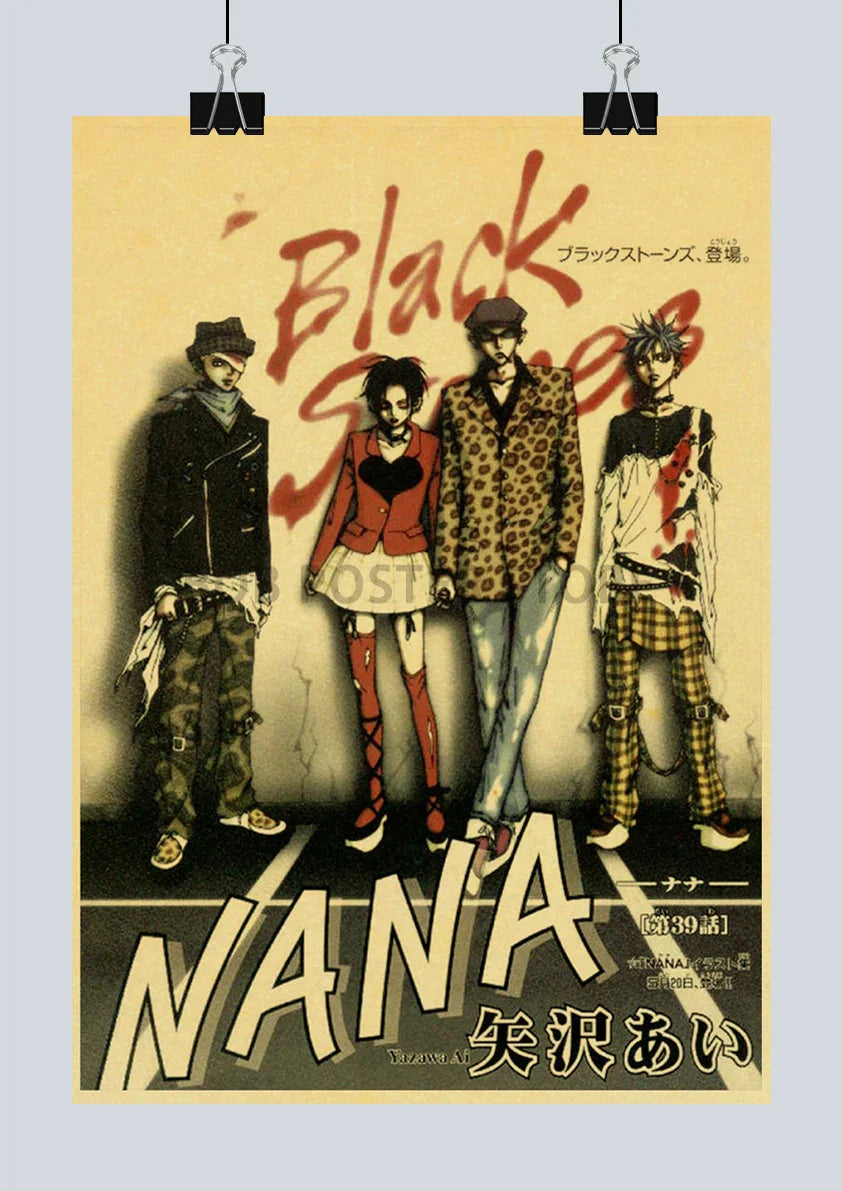 DecorBites™ NANA Anime Retro Poster - Nostalgic Wall Decor