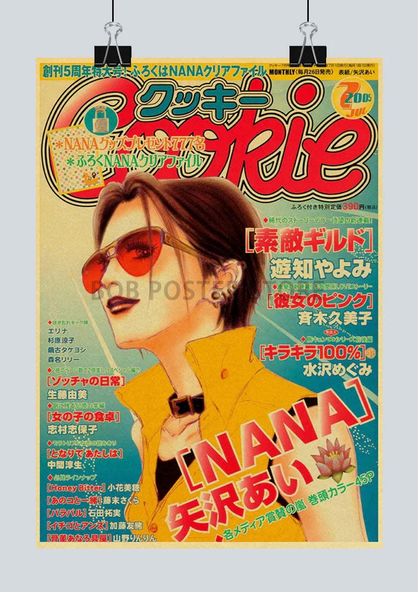 DecorBites™ "NANA Anime Retro Poster Set 2021"