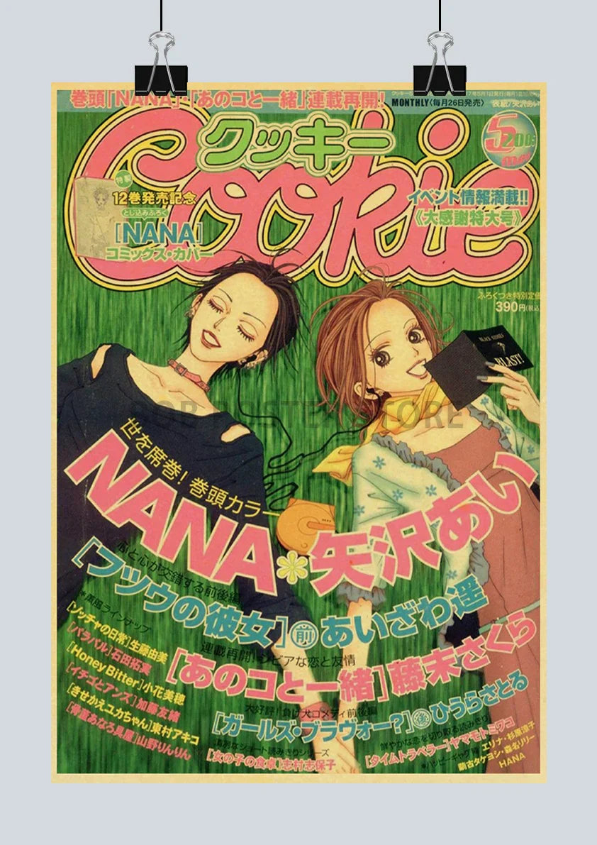 DecorBites™ "NANA Anime Retro Poster Set 2021"